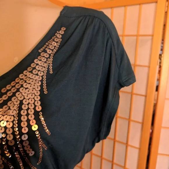 Apt 9, embellished shirt, NEW with tags, lg - Picture 2 of 8